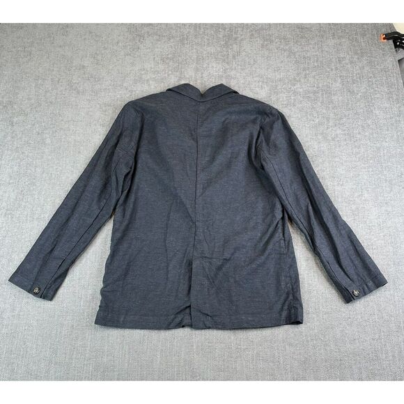 Marine Layer Blazer Womens (XS) Gray Flora Hemp Unstructured Two Button Jacket - Picture 3 of 7